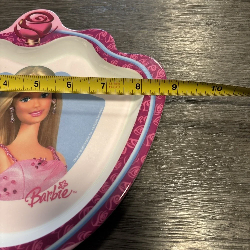 Barbie & Disney both plates